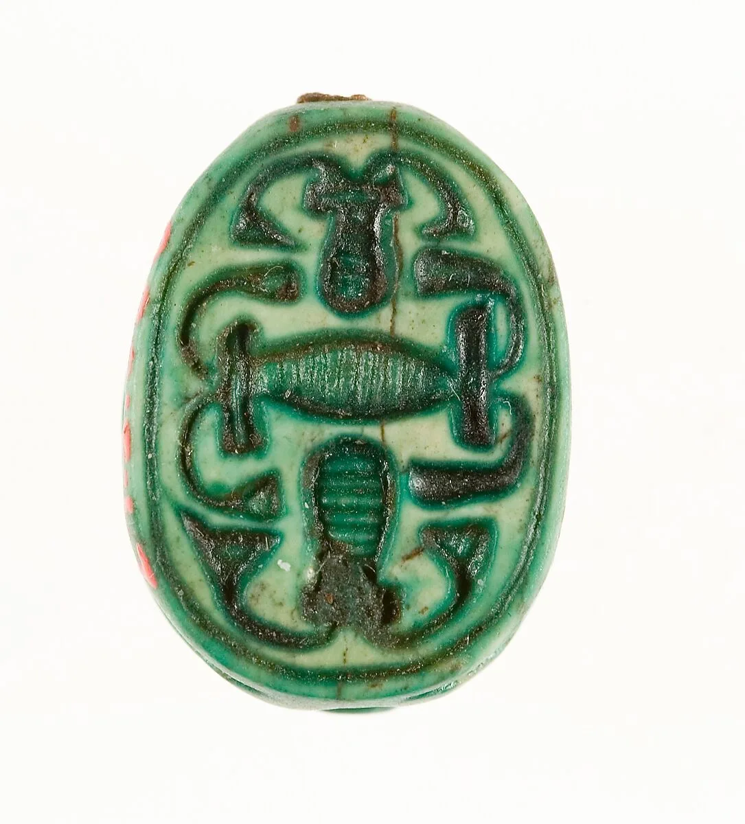 Scarab Inscribed with a Geometric Pattern — Unknown