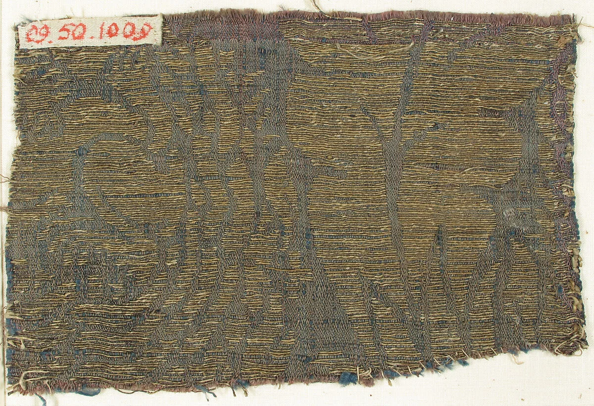 Textile with Lions and Peacocks — Unknown