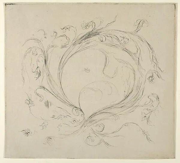 Scarab, Grecian Key and Fly Pattern Mount — Théodore Roussel