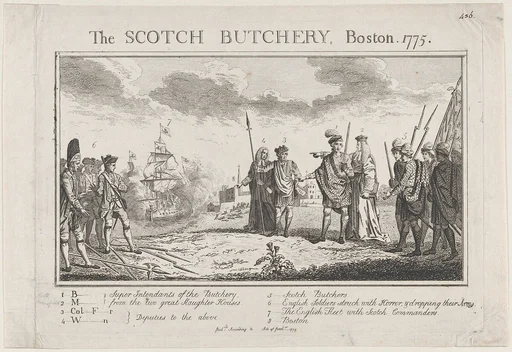 The Scotch Butchery, Boston, 1775