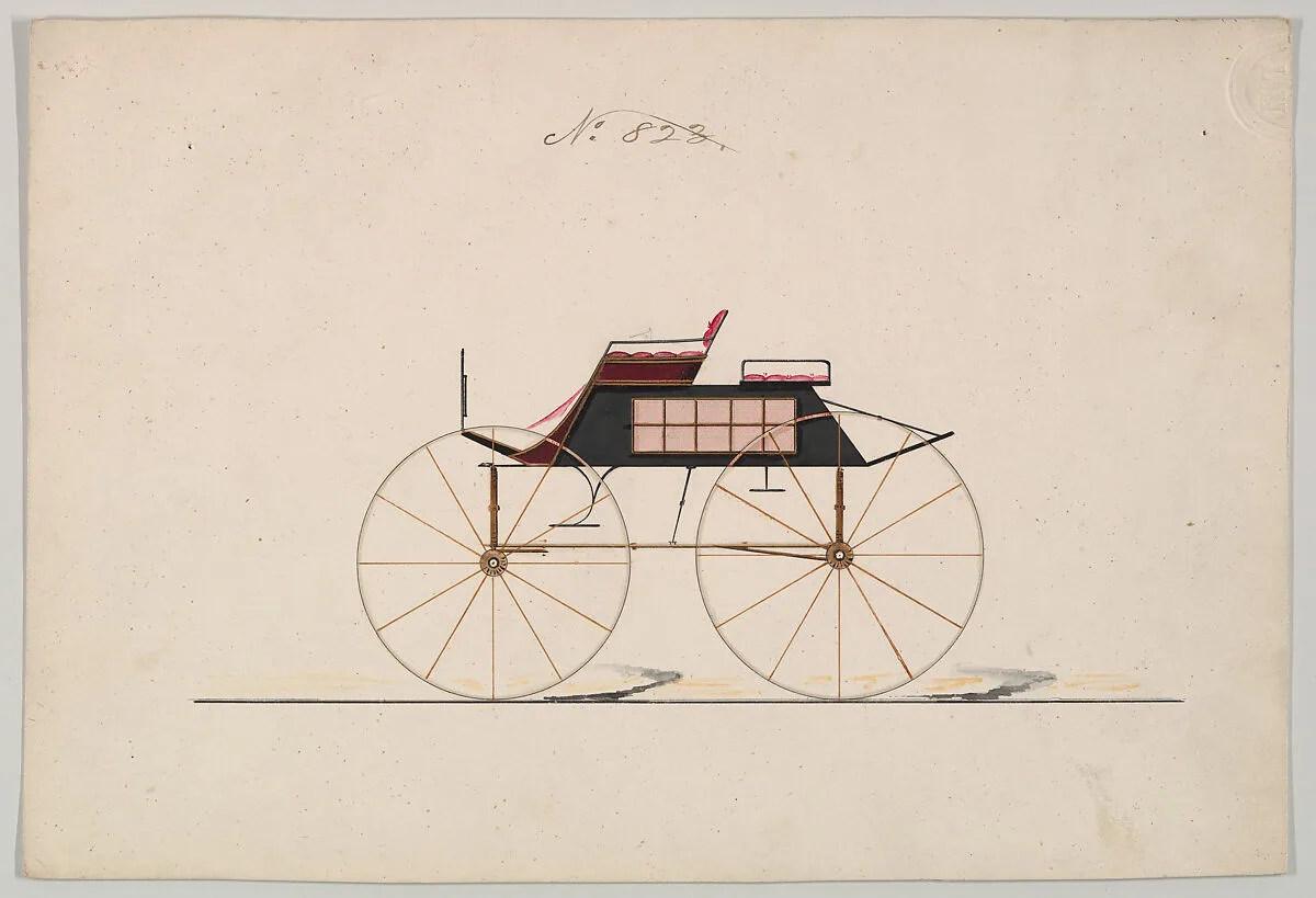 Design for Wagon, no. 823 — Brewster & Co.