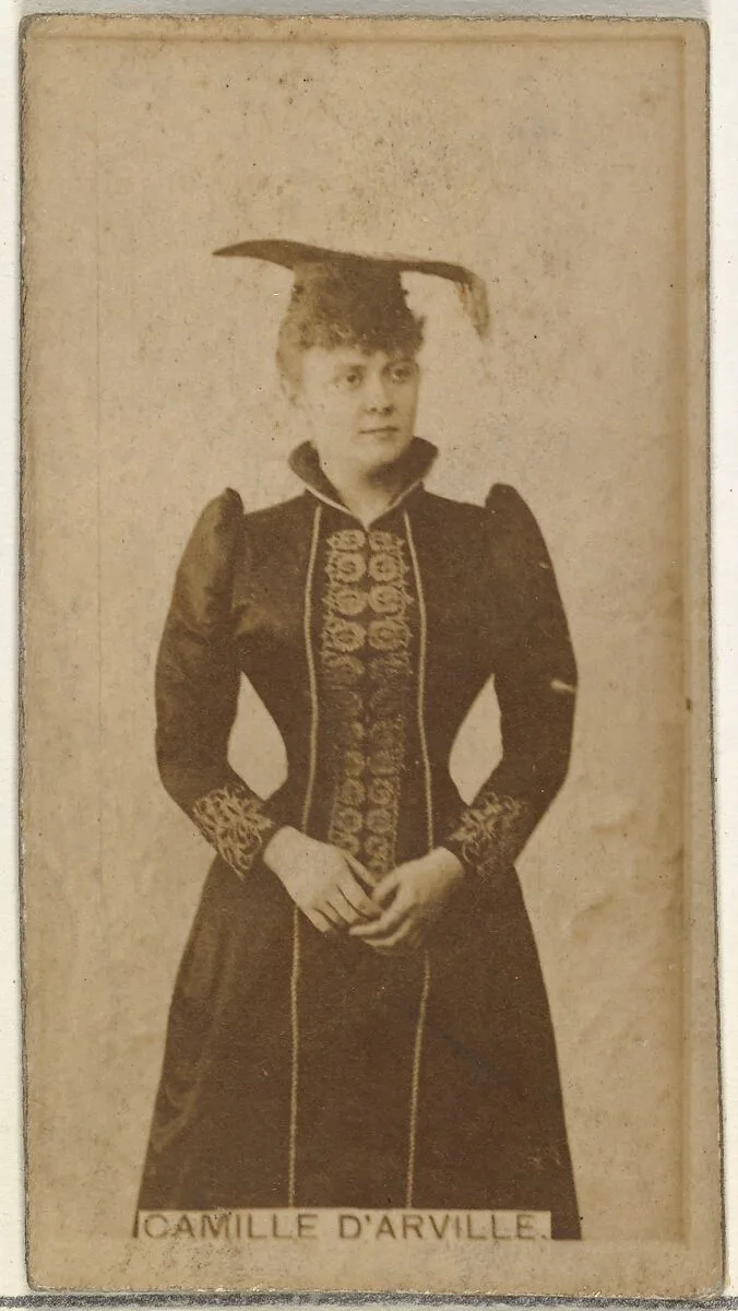 Camille D'arville, from the Actors and Actresses series (N145-8) issued by Duke Sons & Co. to promote Duke Cigarettes — W. Duke, Sons & Co.|American Tobacco Company