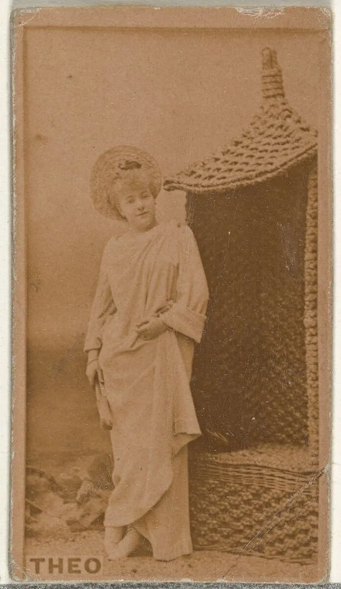 Theo, from the Actors and Actresses series (N145-8) issued by Duke Sons & Co. to promote Duke Cigarettes — American Tobacco Company|W. Duke, Sons & Co.