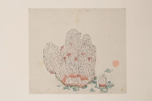 明 胡正言 《十竹齋書畫譜》 四開 木版畫|Page from the Ten Bamboo Studio Manual of Painting and Calligraphy