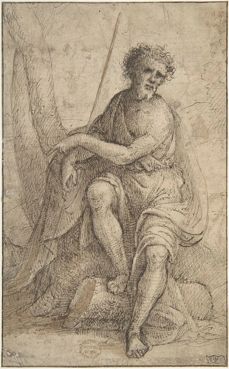 Saint John the Baptist — Anonymous, Italian, North Italy, 16th century
