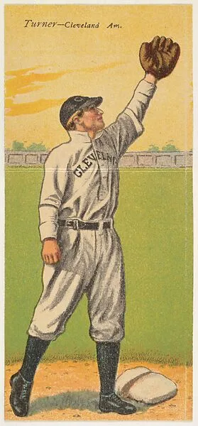 Turner, Cleveland, American League, from the Mecca Double Folder series (T201) — Mecca Cigarettes