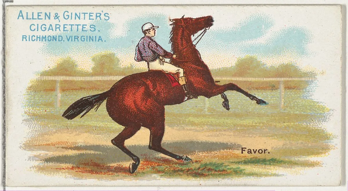 Favor, from The World's Racers series (N32) for Allen & Ginter Cigarettes — Allen & Ginter|Lindner, Eddy & Claus