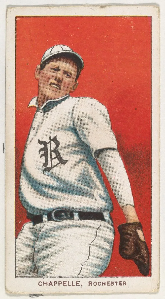 Chappelle, Rochester, Eastern League, from the White Border series (T206) for the American Tobacco Company — American Tobacco Company