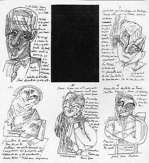 Six Self-Portraits — José Luis Cuevas