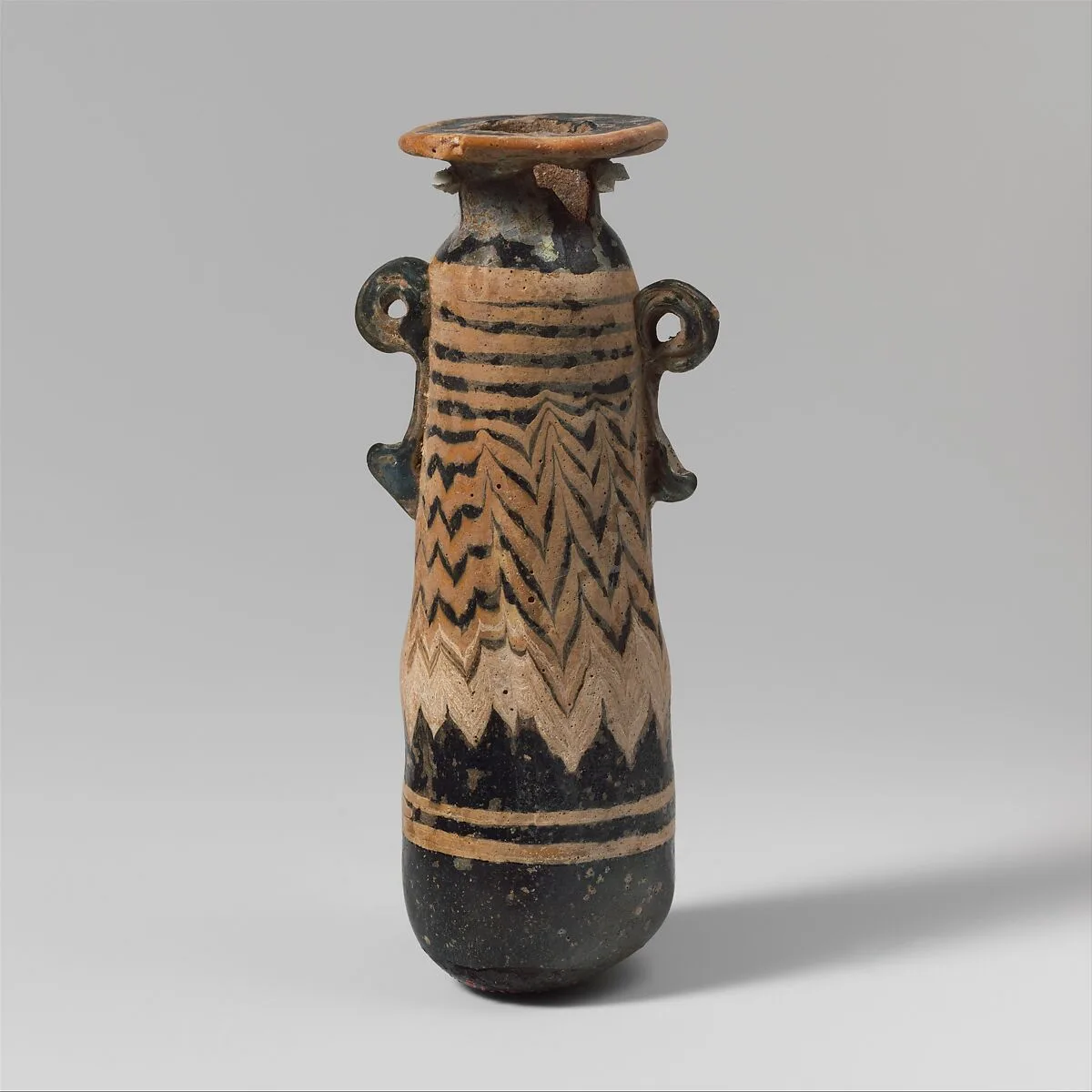 Glass alabastron (perfume bottle) — Unknown