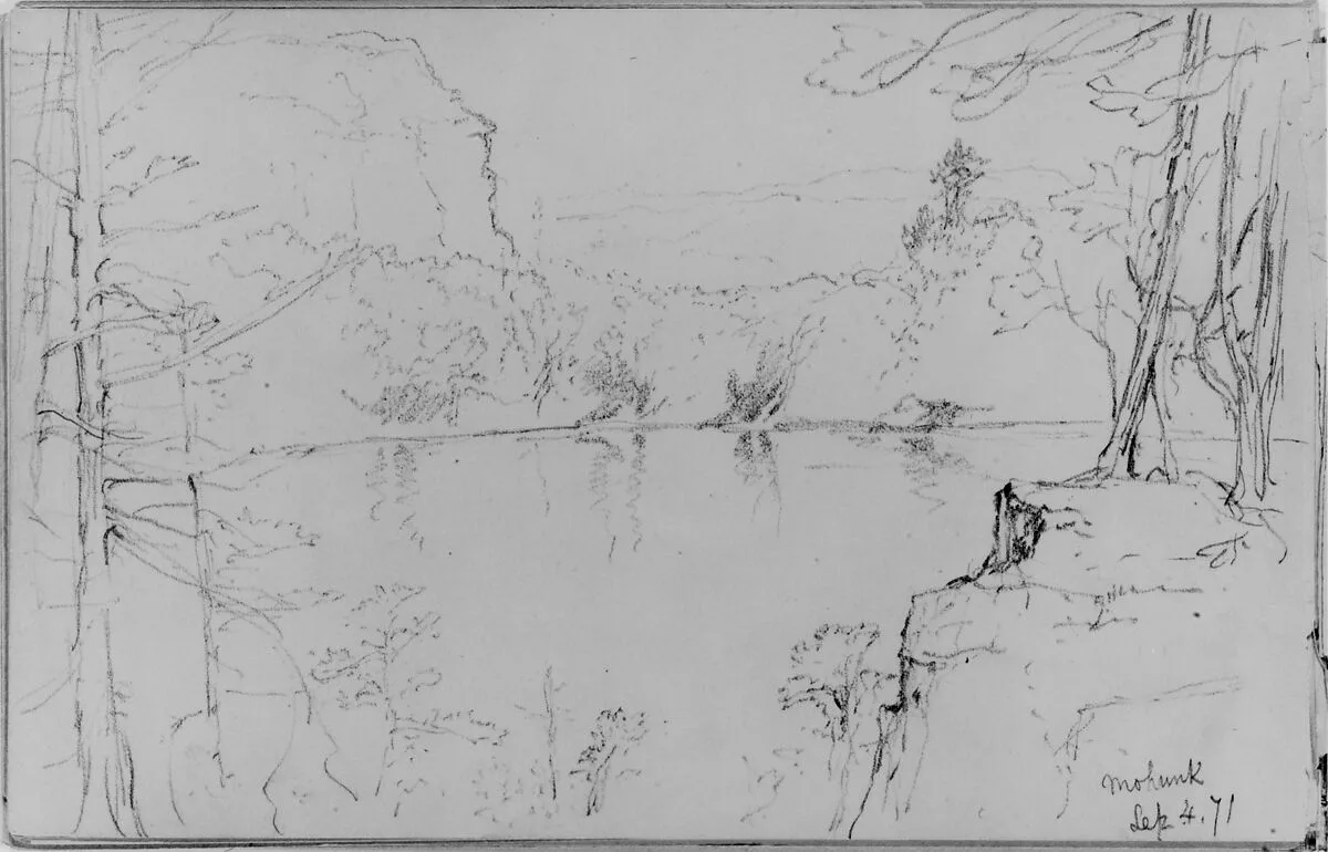 Mohonk, 1871 (from Sketchbook) — Daniel Huntington