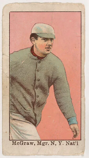 John McGraw, New York, from Virginia Extra Cigarettes Baseball Series, 1911-1916 — People's Tobacco Co., Ltd.