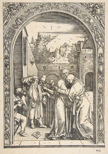 Joachim and Anna at the Golden Gate, from "The Life of the Virgin"