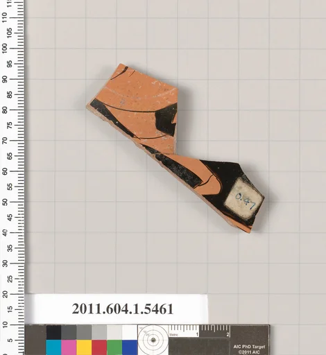 Terracotta fragment of a kylix (drinking cup)
