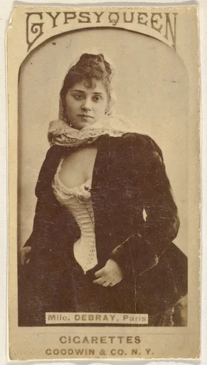 Mlle. Debray, Paris, from the Actors and Actresses series (N171) for Gypsy Queen Cigarettes