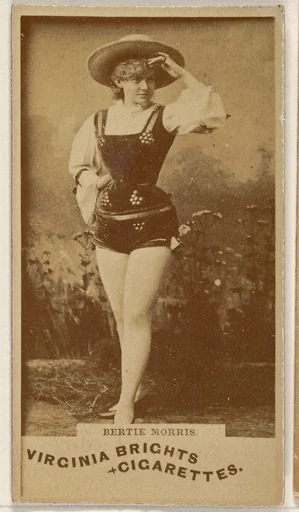 Bertie Morris, from the Actors and Actresses series (N45, Type 1) for Virginia Brights Cigarettes