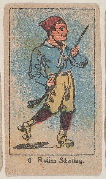 Roller Skating #6 from the Sports Drawings series (W542) — Unknown