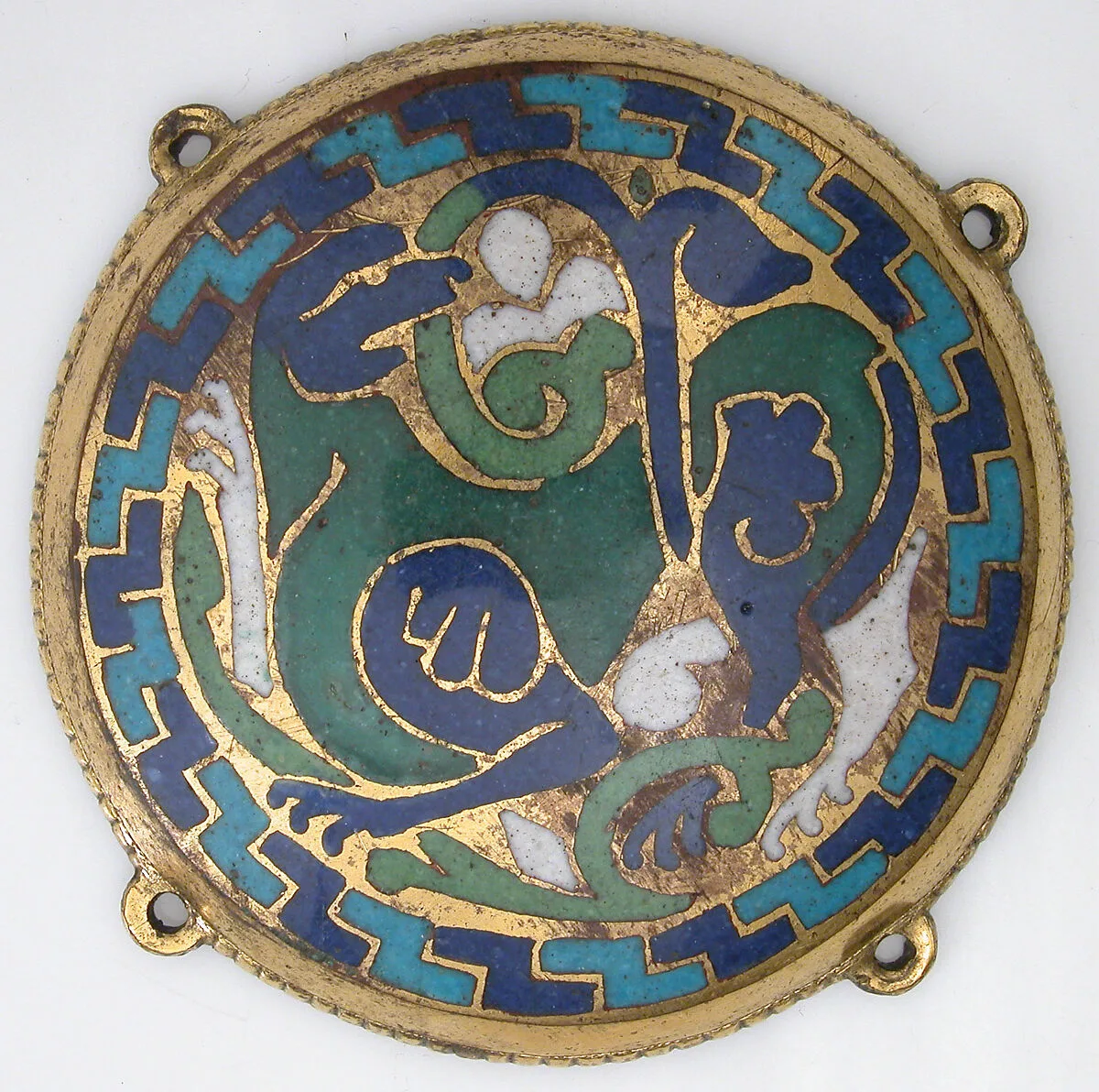 Quadruped (one of five medallions from a coffret) — Unknown