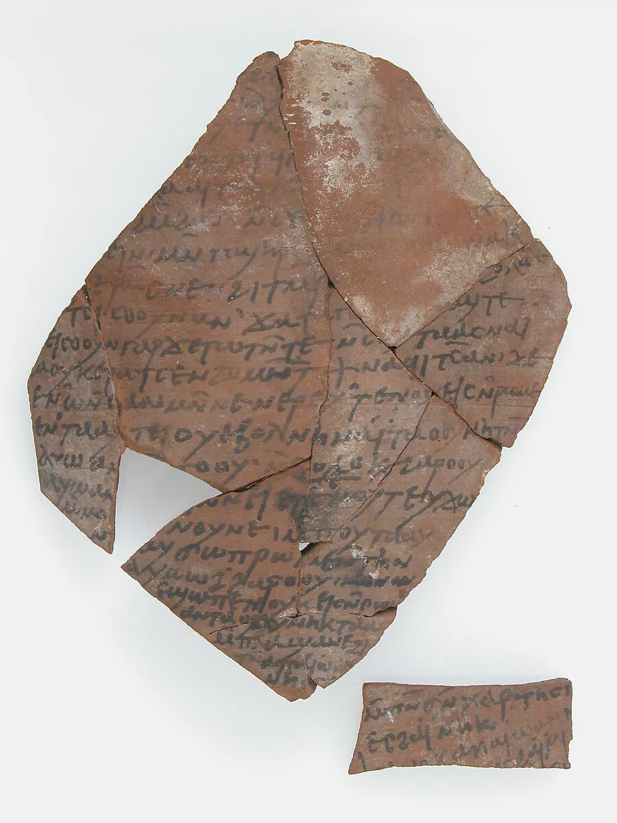 Ostrakon with a Letter from John — Unknown