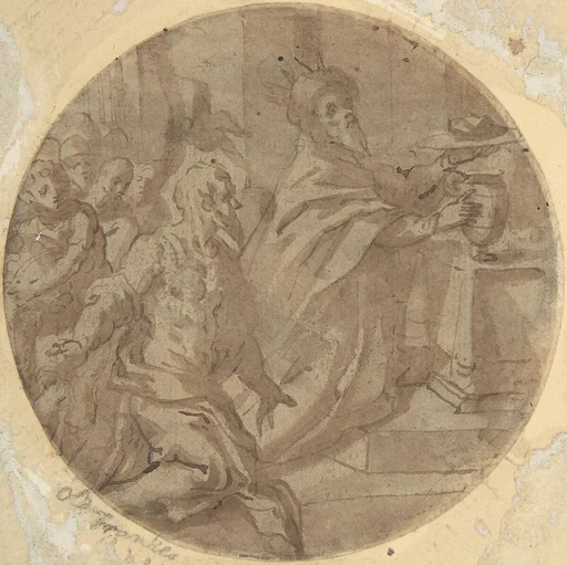 Melchizedek Offering Bread and Wine