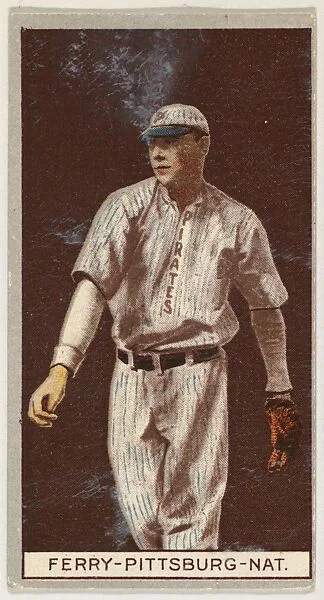 John Ferry, Pittsburgh, National League, from the Brown Background series (T207) for the American Tobacco Company — American Tobacco Company