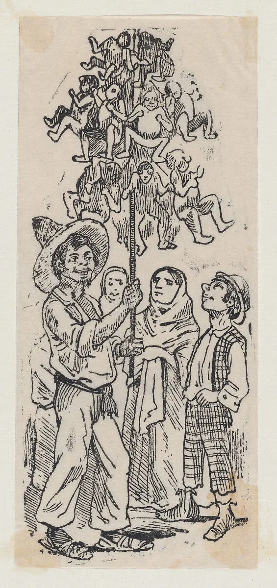 A vendor selling toys — José Guadalupe Posada