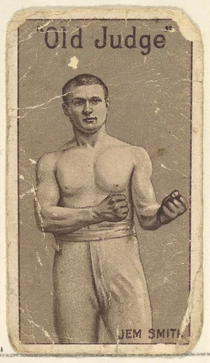 Jem Smith (boxer) from the Old Judge series (N167) for Old Judge Cigarettes