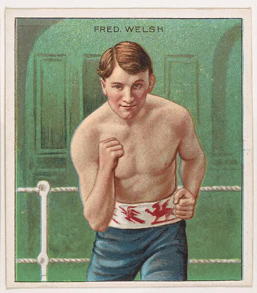 Fred Walsh, Boxing, from Mecca & Hassan Champion Athlete and Prize Fighter collection, 1910 — Mecca Cigarettes