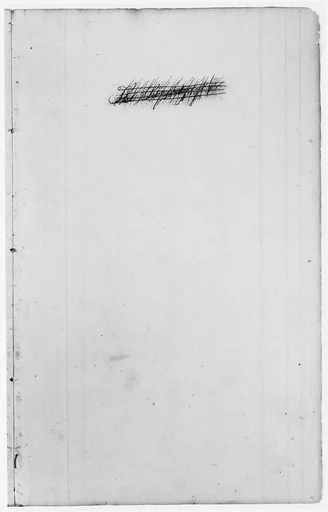 Brown Ink Inscription (Crossed Out) (from Sketchbook)