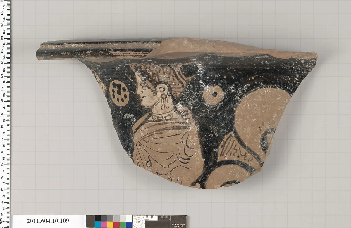Terracotta fragment of a bell-krater (deep bowl) — Unknown