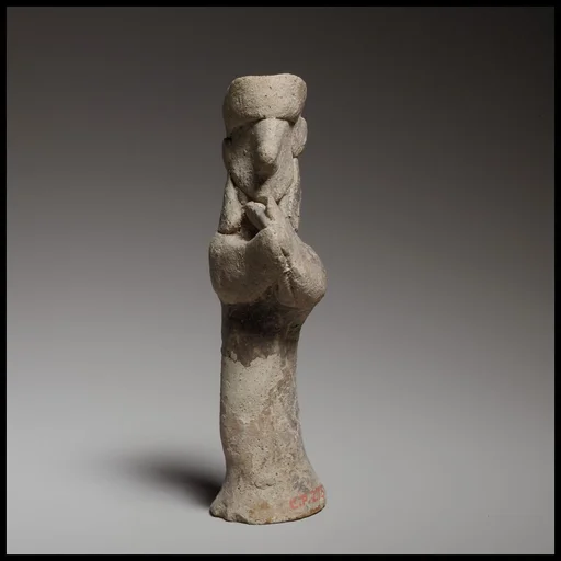 Standing male lyre player