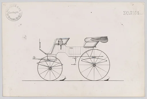 Design for 4 seat Phaeton, no. 3034a