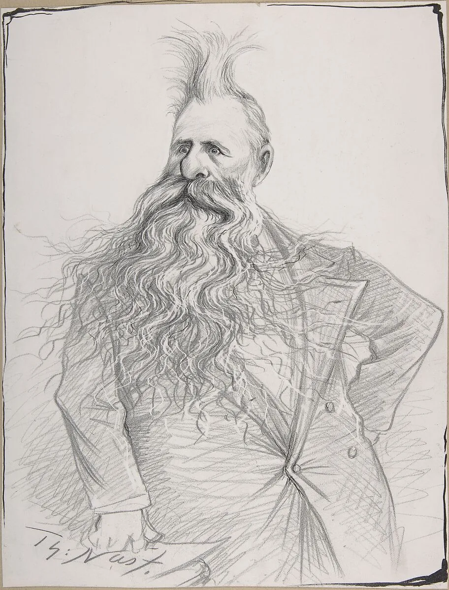 Senator Dolph of Oregon (Joseph Norman Dolph) — Thomas Nast|Joseph Norton Dolph