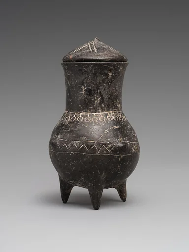 Tripod jar and lid