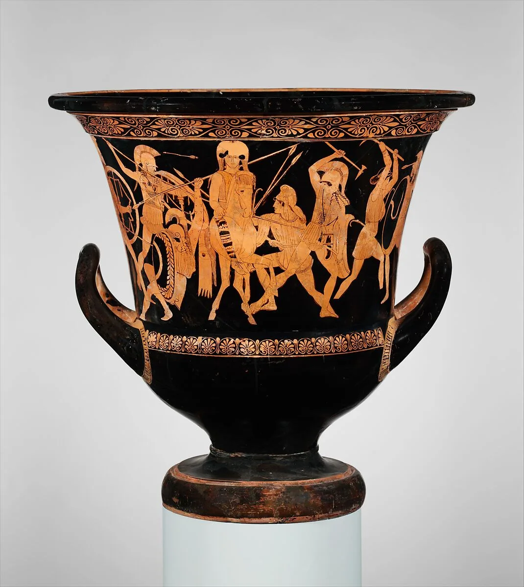Terracotta calyx-krater (bowl for mixing wine and water) — Painter of the Berlin Hydria