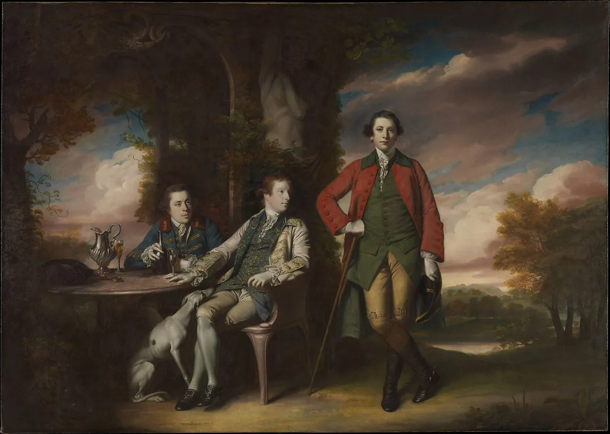 The Honorable Henry Fane (1739–1802) with Inigo Jones and Charles Blair — Sir Joshua Reynolds