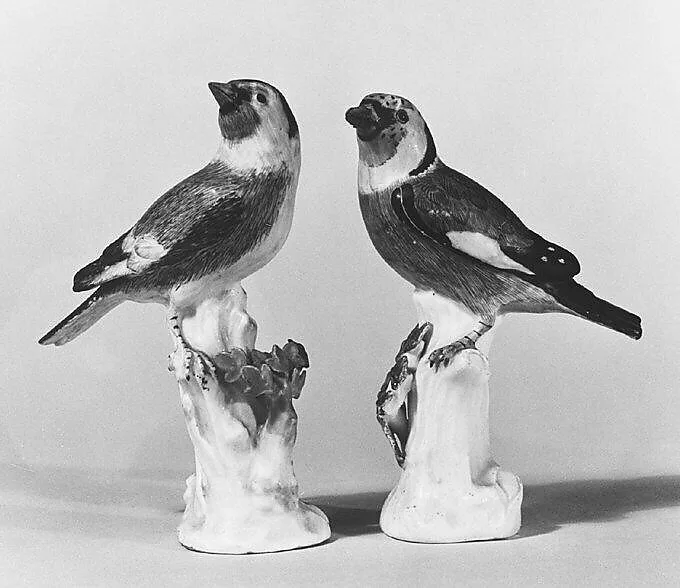 Goldfinch (one of a pair) — Meissen Manufactory|Johann Joachim Kändler