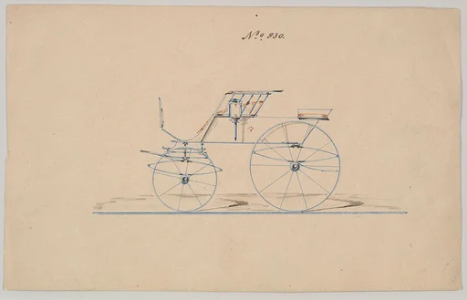 Design for 4 seat Phaeton, no top, no. 930