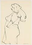 Standing Woman in Profile