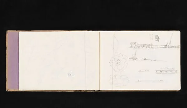 山水花卉寫生稿|Flower, Plant and Landscape Sketches from Life — Xie Zhiliu