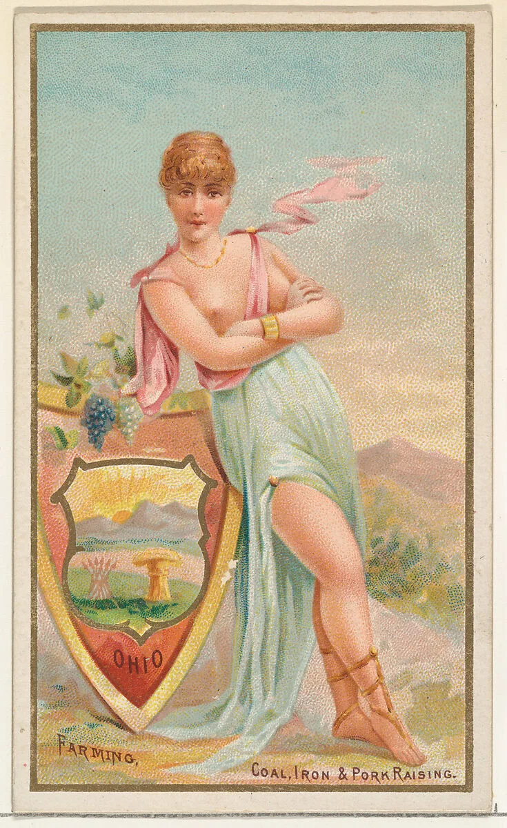 Ohio, from the Industries of States series (N117) issued by Duke Sons & Co. to promote Honest Long Cut Tobacco — W. Duke, Sons & Co.