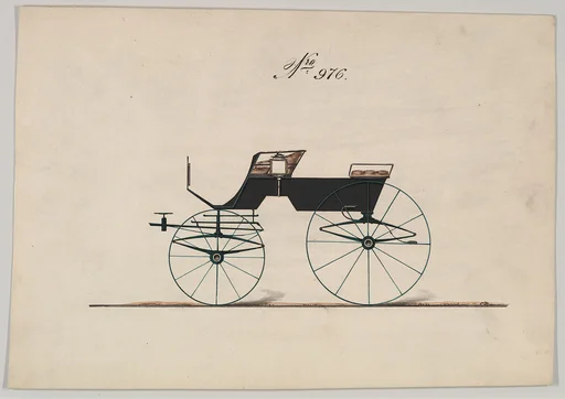 Design for 4 seat Phaeton, no top, no. 976