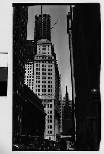 [Wall Street Looking West Towards Trinity Church, New York City]