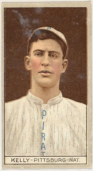 William Kelly, Pittsburgh, National League, from the Brown Background series (T207) for the American Tobacco Company — American Tobacco Company