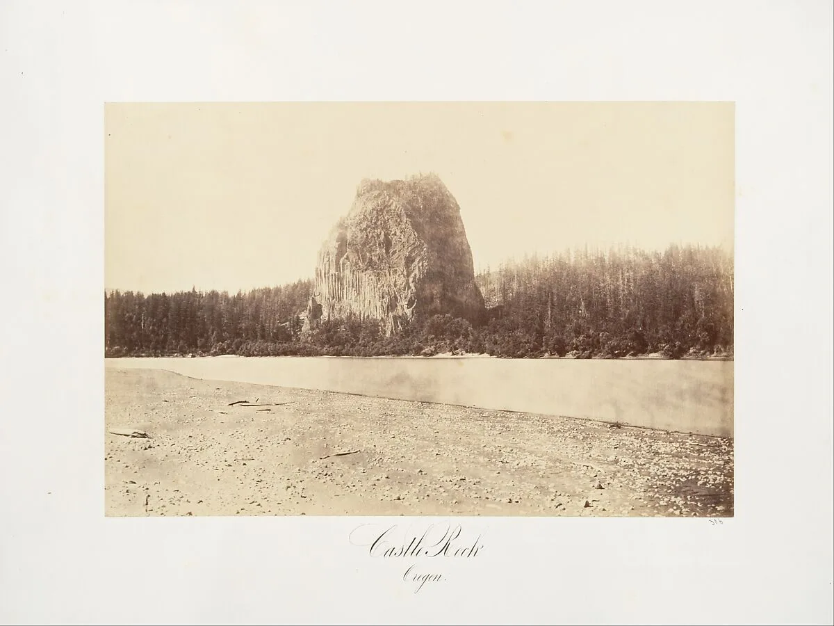 Castle Rock, Oregon — Carleton E. Watkins