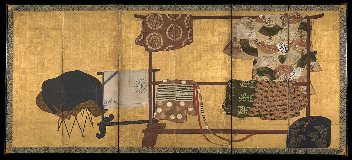 誰が袖図屏風|Whose Sleeves? (Tagasode) — Unknown