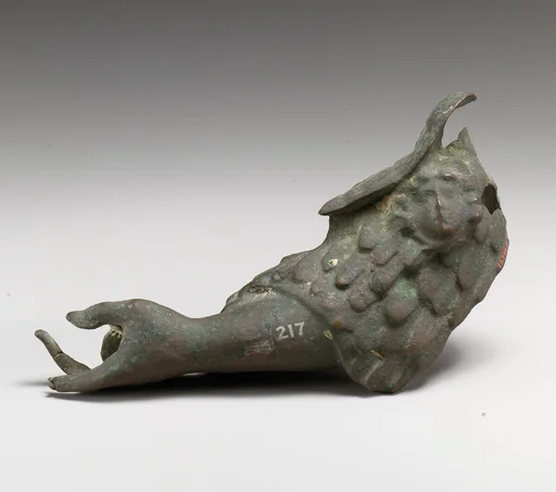 Arm and hand of Athena, fragment