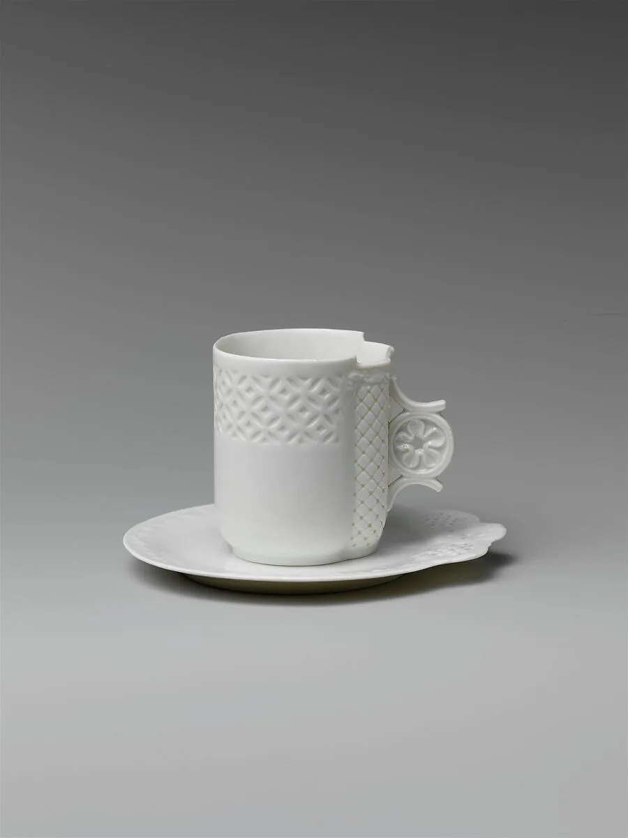 Cup and saucer — Union Porcelain Works
