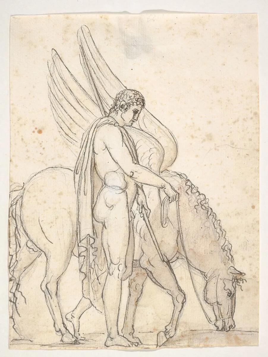 Bellerophon and Pegasus — Bertel Thorvaldsen