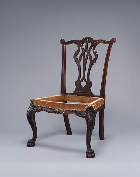 Chippendale style side chair — Tiffany Studios